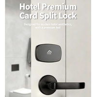 Record Time Control Alarm System Computer Remote Control Split Handle Hardware RFID Electronic Lock Split Hotel Card Door Lock