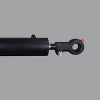 Cylindre hydraulique de basculement à double effet en acier chromé dur personnalisé pour tracteur-chargeur, pression 28 MPa, garantie 1 an