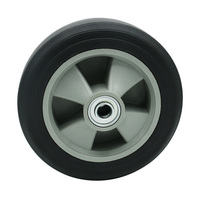 Roues en caoutchouc solide de roue de brouette de 8 pouces 200mm