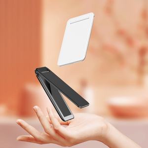 Miroir de maquillage portable rechargeable à écran tactile avec lumière LED, pliable, pour les voyages - Product Image 6