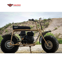 Mini Motos Tout-Terrain à Essence pour Enfants 200CC 212CC, Moto à Essence à Conduire, Mini Moto de Plage Type Chopper