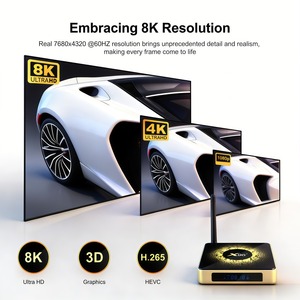 Meilleure boîte Android 12 8K puissante, 12 Go de RAM, Rockchip RK3528 Quad Core, streaming 8K, BT5.0, STB, <span class=keywords><strong>Internet</strong></span> plus intelligent, lecteur M3U, boîte TV, WIFI6 - Product Image 4