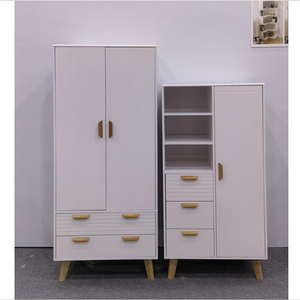 FONDLIVE-Muebles de dormitorio plegables grandes y modernos, <span class=keywords><strong>armario</strong></span> de madera con estampado <span class=keywords><strong>blanco</strong></span> mate y panel de puerta MDF para uso doméstico - Product Image 6