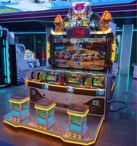 Commerciale 3-Player Wilderness <span class=keywords><strong>Battle</strong></span> Royale Street Fighter Arcade Machine da gioco a gettoni per bambini - Product Image 1