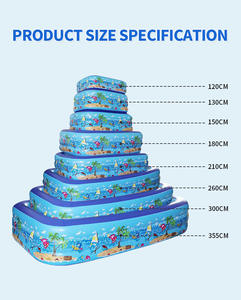 <span class=keywords><strong>Piscine</strong></span> gonflable familiale en PVC, grande, pliable, pour jardin, intérieur et extérieur, pour adultes et enfants, prix d'usine - Product Image 4