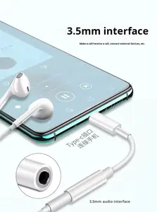 Adaptateur audio USB-C vers 3,5 mm universel à puce DAC, son Hi-Fi et microphone pour <span class=keywords><strong>prise</strong></span> <span class=keywords><strong>casque</strong></span> de smartphone – Meilleures ventes - Product Image 3