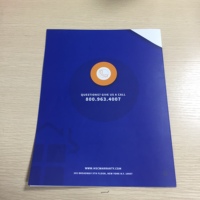 Brochure de catalogue personnalisée promotionnelle Livret publicitaire à trois volets Dépliant dépliant Dépliant Option de service d'impression sur papier