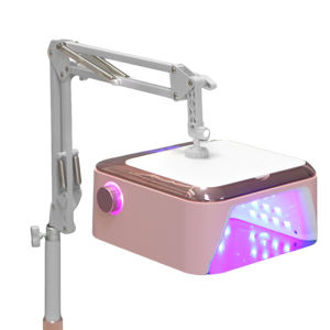 Wholesale 54W Cordless Uv Led Nail Lamp Rechargeable for Feet <strong>Pedicure</strong> Lamp <strong>Dryer</strong> with 360&deg; Rotatable Stand and <strong>Pedicure</strong> Stool - Product Image 3