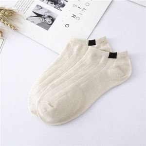 Chaussettes courtes pour femmes, couleur bonbon, mode été, décontractées, à rayures, pour étudiantes et jeunes filles, style bateau - Product Image 5