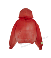Sweatshirts à capuche décontractés pour hommes et femmes en coton épais, délavés au soleil, vintage, délavés à l'acide, personnalisés
