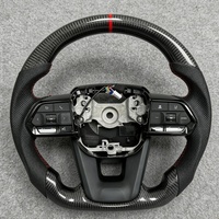 Volant en cuir et fibre de carbone en promotion pour Toyota Prado, Toyota Tacoma, Land Cruiser, 4Runner, Tundra
