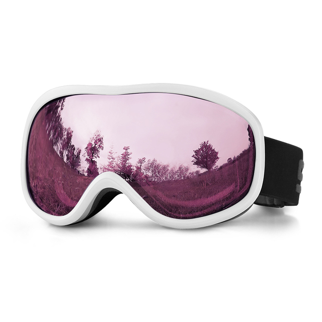 Wholesale Custom OEM Ski Goggles UV400 Protection Polarized Snowboard Glasses Dual Mirror Lenses Snow Sports Protective Eyewear