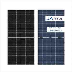 Panel Solar Bifacial de Doble Vidrio Ja Solar Tipo N de 610W-630W, Módulo JAM72D42-LB, Panel Solar Monocristalino de Media Celda - Product Image 4