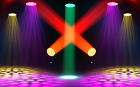 37 projecteurs LED Wash Moving Head 4-en-1 de 40W avec émission de lumière blanc chaud