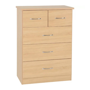 Bán Buôn Hiện Đại Đồ Nội Thất Phòng Khách Bằng Gỗ Ngực Ngăn Kéo Phòng Ngủ 5 Ngăn Kéo Lưu Trữ Tủ Với Kim Loại Xử Lý - Product Image 3