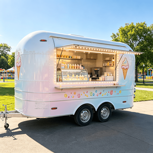 <b>Barbecue</b> Food Trailer Mobile Food Truck Fully Equipped Kitchen Commercial Catering Business Caravan Food Trailer - Product Image 2