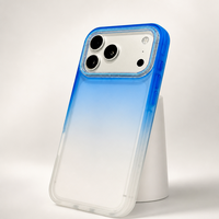 Coque dégradée en acrylique givré pour iPhone 18 Series, texture mate, protection de l'appareil photo, anti-rayures, antichoc, commande en gros OEM
