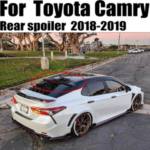 Pièce auto pour Toyota Camry Spoiler 2018 2019 en plastique ABS noir, aileron de coffre arrière, spoiler de toit arrière, accessoires de voiture - Product Image 1