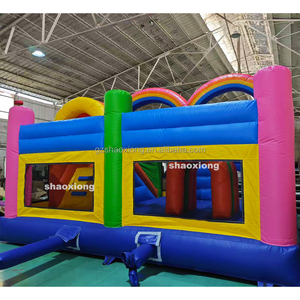 Château gonflable commercial à thème Patrouille de Dessins Animés avec toboggans pour enfants et tout-petits, maison de rebond avec souffleur - Product Image 5