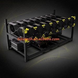 VEDDHA Aluminum <strong>Stackable</strong> Open air Computer Tower 8 GPU <strong>frame</strong> Rack case V4C 8-12BAY 8-12GPU rig rack <strong>8gpu</strong> rig <strong>frame</strong> - Product Image 3