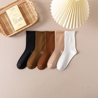 Chaussettes fines pour femmes, personnalisées en usine, vente directe, couleur unie, respirantes, avec logo tissé, bordure transparente