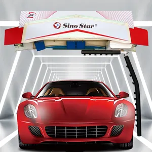 Sino Starステンレス鋼フレーム洗車機/自動スチーム洗車機、LEDアラートシステム付き