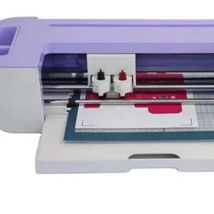 Plotter pemotong vinil nirkabel Bluetooth, pisau ganda memotong dan membuat kerut cerdas mini