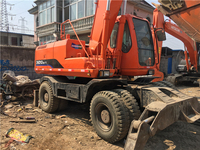 Excavadora Usada Doosan 210W-7/140W/150W/220lc-7/210/225/300 en Venta en Shanghái en Buen Estado de Funcionamiento