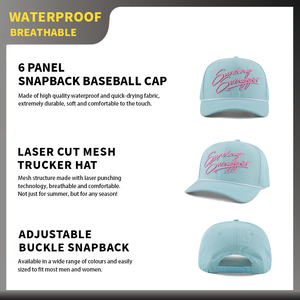 Casquette Snapback à 6 Panneaux Personnalisable avec Logo, Bord Plat, Trous Perforés au Laser et Broderie 3D – Vente en Gros, Tendance - Product Image 3