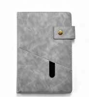 Libreta de Cuero PU A5 con Logotipo Personalizado, Cierre de Broche Metálico, 100 Páginas Rayadas, Agenda de Oficina, Regalo Empresarial