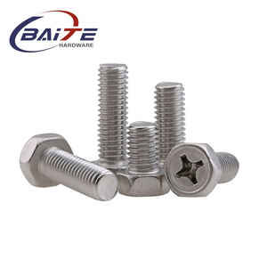 ステンレス鋼外部六角形フィリップスクロス凹型ボルトGB29.2トリム亜鉛メッキ耐損失接着剤インチ - Product Image 5