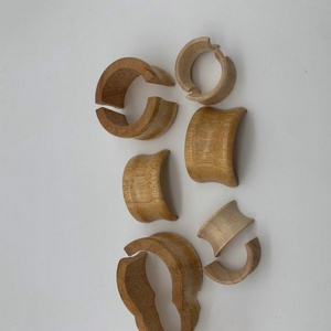 Fabrication et personnalisation en usine de toutes sortes d'articles en bois, jouets en bambou, décorations en copeaux de bois gravées au laser, pendentifs - Product Image 5