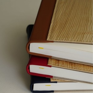 สมุดบันทึกแบบคลาสสิกพร้อมปกทำจากเปลือกไม้และโลโก้ที่ปรับแต่งได้ - Product Image 5