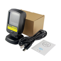 Lecteur de codes-barres filaire mains libres CMOS avec interface USB 2D, scanner de codes QR automatique 1D/2D, pistolet en stock