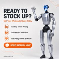 Robot humanoïde jouet avec enregistrement audio, lumières LED, articulations flexibles, figurine d'action science-fiction, pour garçons et enfants de 3 ans et plus, cadeau éducatif STEM
