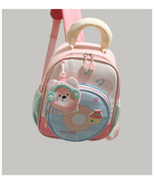 Sac à dos enfant mignon Donun, dessin animé, rembourrage doux, mini sac à dos pour petites filles, sac à dos de maternelle