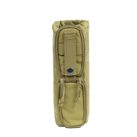 Pochette tactique pour bouteille d'eau TONMO MOLLE en nylon 1000D avec doublure en polyester 420D, imperméable, équipement de défense personnelle pour l'extérieur