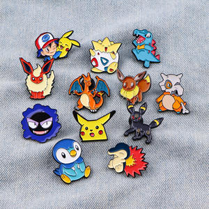 Broche en métal mignonne <span class=keywords><strong>Pikachu</strong></span> et Geng Ghost, <span class=keywords><strong>badge</strong></span> d'anime de dessin animé, épingle pour vêtements ou accessoire de sac - Product Image 3