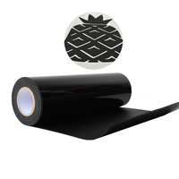 Vinyle thermocollant 3D épais Eizycut 100 µm PU HTV en rouleau 45 cm x 25 m, facile à découper, à décoller et à éliminer pour vêtements et t-shirts