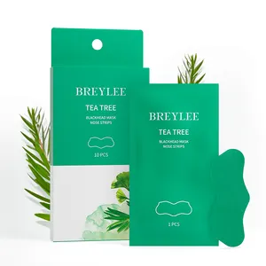 BREYLEE tea tree oil deep cleansing blackhead remover mask nose pack nose strips nose strips blackhead removal