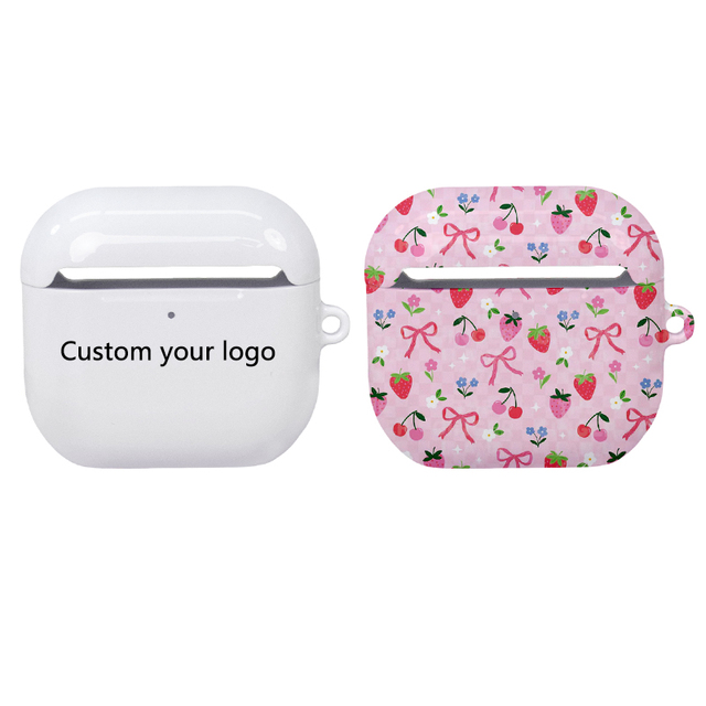 Coated Sublimation Airpod Blanks Earphone Case Sublimation Earphone Protective Cover Matte Glossy for Airpod Pro