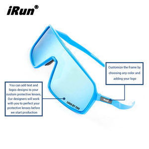 <span class=keywords><strong>IRun</strong></span> Gafas de sol antideslumbrantes para ciclismo Logotipo personalizado Gafas de sol polarizadas para bicicleta Gafas de ciclismo para Triatlón - Product Image 3