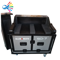 Boîtier de transport hydraulique Goodcase personnalisé en contreplaqué gris A&H SQ7 pour table de mixage numérique Flip Fly, pour sonorisation en direct