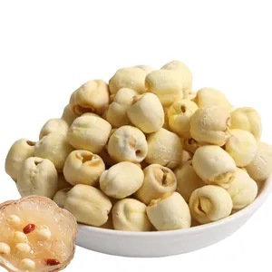 1 kg/Beutel Sweet Lotus Seed für Bubble Tea/Congee/Brei in loser Schüttung Großhandels preis Heart less Lotus Seed Tea