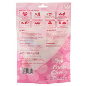 Snack Dentali per Cani Personalizzabili con Etichetta Privata, Gusto Fragola e Formaggio, Naturali e Salutari - Product Image 2