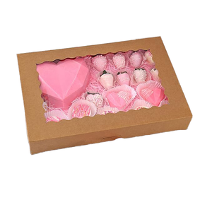 12-<b>Pack</b> <b>Large</b> White Paper Cake <b>Box</b> with Matt Lamination and Gold Foil Embossing 12x6 Without Window for Cake Sushi Food Grade - Product Image 1