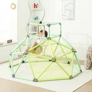 Giochi da arrampicata all'aperto per bambini con torre da arrampicata per bambini, 6 piedi per bambini, palestra per giochi con cupola da arrampicata al coperto, bar per scimmie - Product Image 5