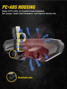 Feux arrière intégrés clignotants pour Yamaha MT-09 2014-2016 / <span class=keywords><strong>Tracer</strong></span> 2015-2018 / <span class=keywords><strong>Tracer</strong></span> <span class=keywords><strong>900</strong></span>/<span class=keywords><strong>GT</strong></span> <span class=keywords><strong>2019</strong></span> <span class=keywords><strong>accessoires</strong></span> - Product Image 3