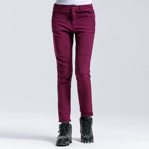 Simplee — <span class=keywords><strong>pantalon</strong></span> souple imperméable pour femmes, doublure polaire thermique, Long, de <span class=keywords><strong>skate</strong></span>, de ski, coupe-vent, vêtement d'hiver - Product Image 5