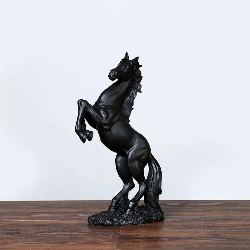 Hars Paard Ornamenten Creatief Huis Woonkamer Desktop Decoratie Paard Beeldje Beeld Verjaardagscadeau Paard Beeld Hars